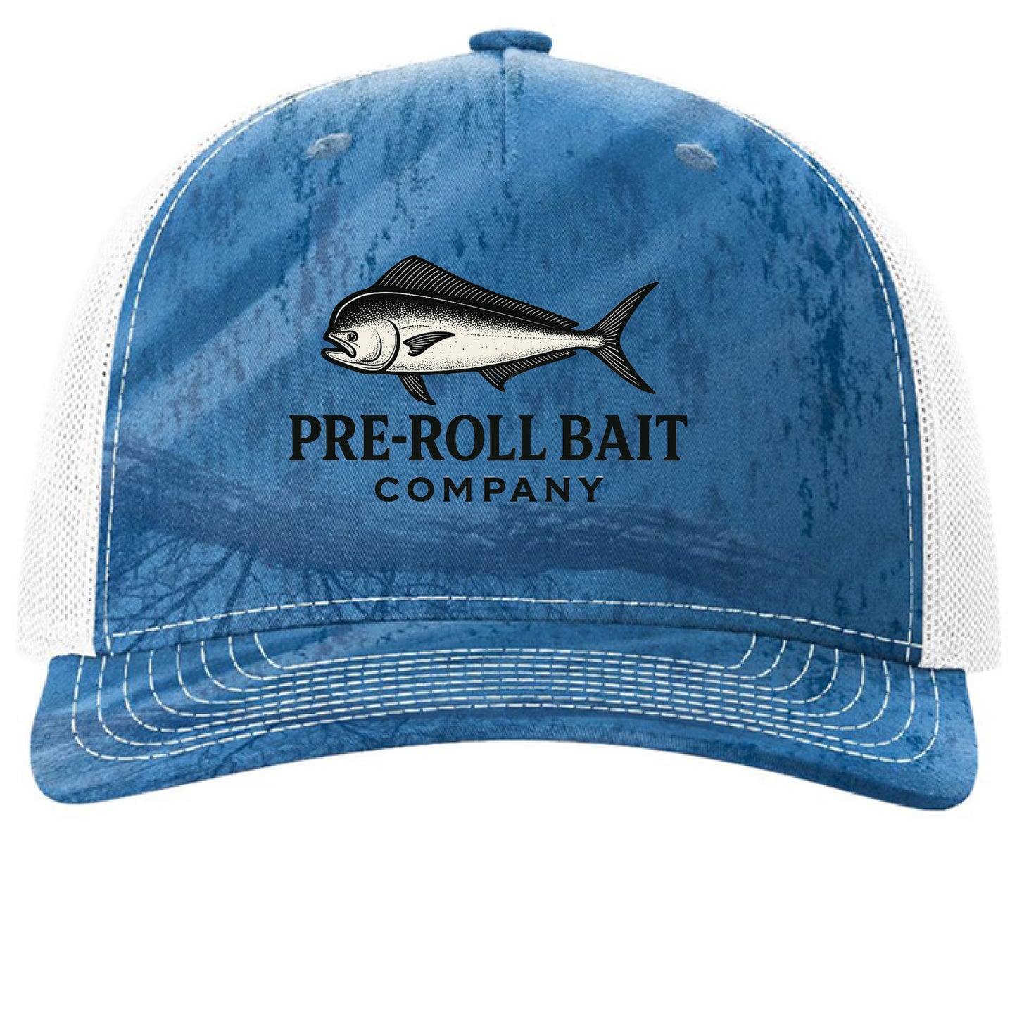 Realtree Fishing Light Blue/ White - FRONT