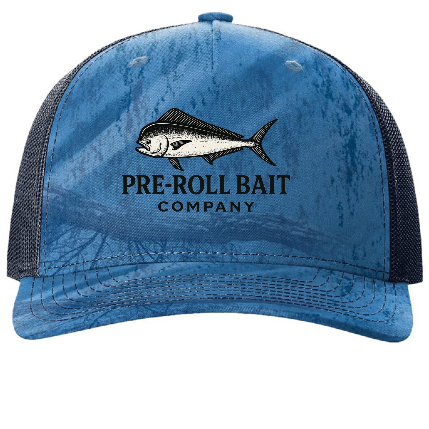 Realtree Fishing Light Blue/ Navy - FRONT